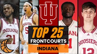 Top 25 Frontcourts In College Basketball Indiana Hoosiers [upl. by Nomrac492]