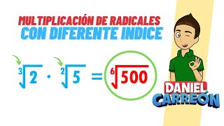 MULTIPLICACIÓN DE RADICALES CON INDICES DIFERENTES Super facil  Para principiantes [upl. by Nosirrah]