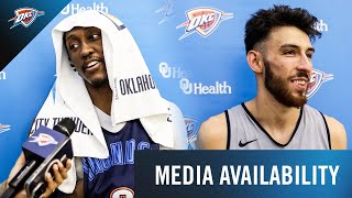 Training Camp Media Availability  October 2 2024  OKC Thunder [upl. by Ingamar]