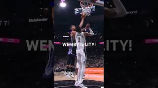 WEMBY AGILITY SHOW nba sanantonio spurs sacramento kings wemby wembanyama sabonis nba [upl. by Norrahc]