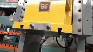 65 TON BENCHMASTER BACK GEARED GAP FRAME PRESS  ALMA 6020 [upl. by Adlev755]