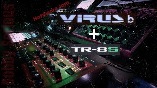 New old Gear Access Virus B feat TR8S  Hardware Jam [upl. by Valdas]