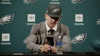 Cooper DeJean has arrived in Philly The Eagles rookies 1st presser in Philadelphia [upl. by Meunier]