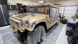 HMMWV M1165A1 Project Part 1 Paint Preperation [upl. by Meggie]