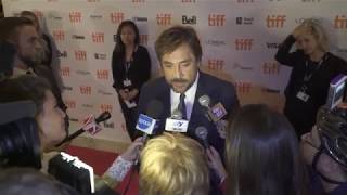 Javier Bardem at the TIFF Red Carpet Premiere of quotMotherquot [upl. by Nyrehtak]