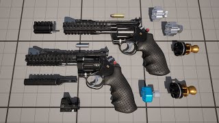 44 Magnum Revolver Game Asset Pack [upl. by Ahsienauq]