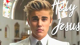 justin bieber  holy jesus lyrics  official video [upl. by Novikoff]