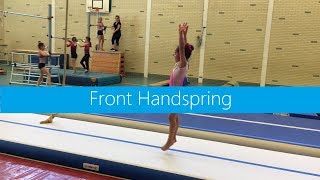 Front Handspring » Acrobatics amp Airtracks [upl. by Jona822]