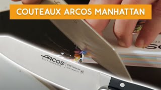 Test et présentation des couteaux Arcos Manhattan [upl. by Gilliette]