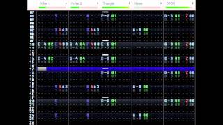 Salamander MSXGradius Rebirth  Departure Again Famitracker Cover 2A03 [upl. by Aihsetan497]