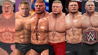 The Evolution Of Brock Lesnar Entrances  SmackDown Shut Your Mouth To WWE 2K18 [upl. by Washburn]