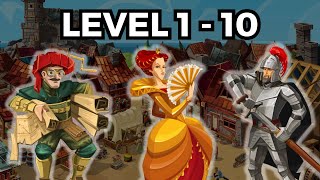 Level 1 to 70 Challenge in Goodgame Empire Part 1 [upl. by Kempe]