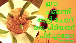 JainageorgeHow to Make Special Kanthari Chammanthi Edikkallil  Thick Coconut Chutney Recipe [upl. by Yntruoc]