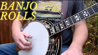 3 Essential Rolls for Beginner Banjo Players [upl. by Eendyc624]