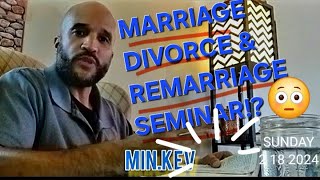 GINO JENNINGS ELDER MURRAY PASTOR DOWELL COREY MINOR MARRIAGE DIVORCE REMARRIAGE SEMINAR [upl. by Asena]