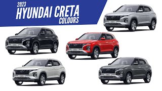 2023 Hyundai Creta  All Color Options  Images  AUTOBICS [upl. by Nnateragram]