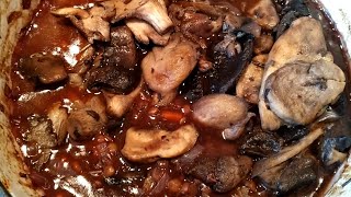 Vegan Boeuf bourguignon au champignon et vin rouge Vegan Beef Stew with mushroom in red wine [upl. by Ever75]