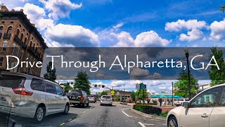 Alpharetta Georgia  Driving Tour  4K [upl. by Sihun888]