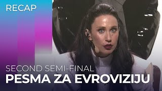 Pesma za Evroviziju 2024 Serbia  Second SemiFinal  RECAP [upl. by Strong640]