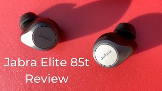 Jabra Elite 85t Noise Cancelling Headphones Review [upl. by Akirahs412]