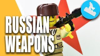 Lego Brickarms Russian Weapon Pack Unboxing [upl. by Sirret]