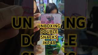 Unboxing snacks JKT48 jkt48 unboxing photocard shortsvideo [upl. by Zephaniah18]