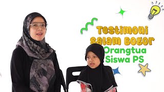 Testimoni Orangtua Siswa Prasekolah  Sekolah Alam Bogor [upl. by Freda]