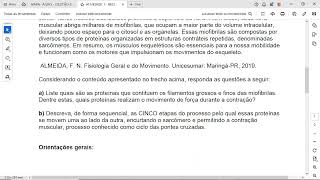 a Liste quais são as proteínas que contituem os filamentos grossos e finos das miofibrilas Dentre [upl. by Nuahsyt]