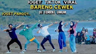 JOGET TIKTOK VIRAL BARENG CEWEK DI TEMPAT UMUM NGAKAK PARAH [upl. by Eneroc]