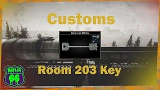 This video is a 12 Escape From Tarkov Key Guide for the Customs Dorm Room 203 Key [upl. by Aldredge]