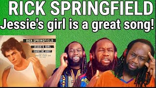 RICK SPRINGFIELD  Jessies Girl REACTION  First time hearing this great song [upl. by Virgin911]