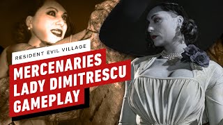 Resident Evil Village Mercenaries Lady Dimitrescu Gameplay [upl. by Emiline]