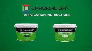 ChromaLight  Application Instructions for Cyclorama Green Basecoat amp Topcoat Paints [upl. by Asiral]