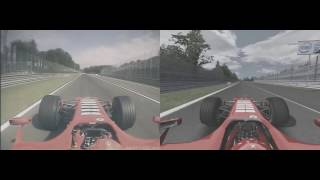 RFactor CTDP F1 2006 Mod Vs Real F1 Schumacher Monza [upl. by Elleyoj]