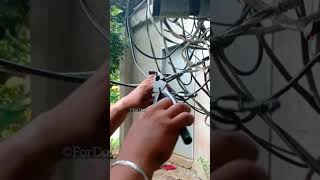 Arching of Live Power 💥⚡ electrician masterelectrician diy electricmaster amazing electric [upl. by Ise]