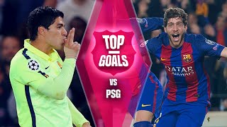 🔥 TOP GOALS 🔥 FC BARCELONA vs PSG [upl. by Ahsimac13]