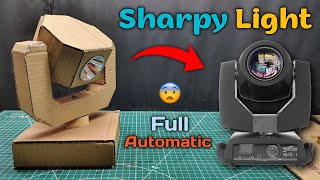 How to make Sharpy Light at home using cardboard  Sharpy Light kaise banaye  Sharpy DJ Light [upl. by Charlotta]