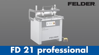 Felder® FD 21 professional  Dübelbohrmaschine  Felder Group [upl. by Edgard]