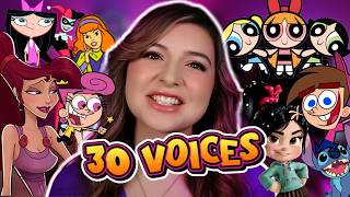 DOING 30 VOICE IMPRESSIONS highly requested [upl. by Lleuqar]