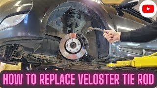 HOW TO Replace Hyundai Veloster Tie Rod [upl. by Sedberry379]