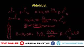 27 Kimia Klasa 12 Mesimi 27 Aldehidet [upl. by Nojram]