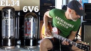 6V6 Vs EL34  Power Tube Comparison [upl. by Mcclenaghan]