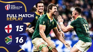 Springboks edge epic semifinal  England v South Africa  Rugby World Cup 2023  Full Match Replay [upl. by Yrral]