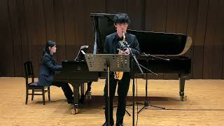 David Maslanka  Sonata for Alto Saxophone and Piano Ⅰ [upl. by Amalle]