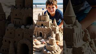 This Boy Built A Sand Castle 🏰😱 shorts [upl. by Sherrer]