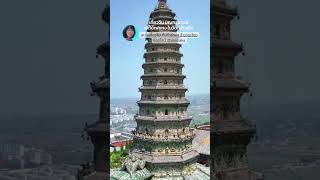 เที่ยวจีนมณฑลซานซี เจดีย์เฟยหงในวัดกว่างเซิ่ง 山西广胜寺飞虹塔 Feihong Pagoda of Guangsheng Temple in Shanxi [upl. by Eeleimaj]