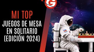 Mi TOP Juegos de Mesa en Solitario 2024 [upl. by Eeryk]