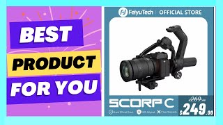 FeiyuTech Official Feiyu SCORPC 3Axis Handheld Gimbal Stabilizer [upl. by Nizam400]