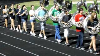 Gulf Coast Band Marching Single File 2011 [upl. by Ier]