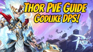 Thors PvE Guide amp Review  Godlike DPS for Soloing Legend Isles 13 amp Museum 12  Ragnarok Mobile [upl. by Coulson]